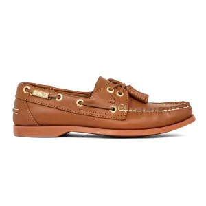 Zapato de Piel Top Sailer Original Estilo Marinero Color Miel Básico