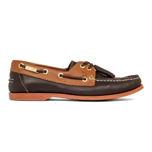 Zapato de Piel Top Sailer Original  Estilo Marinero Color Café Miel