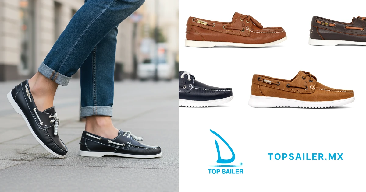 Zapatos de piel Top Sailer - El original de los 80´s